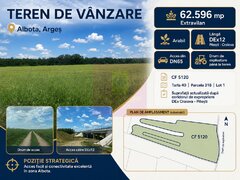 Teren 6,26 ha langa DEx12 Pitesti